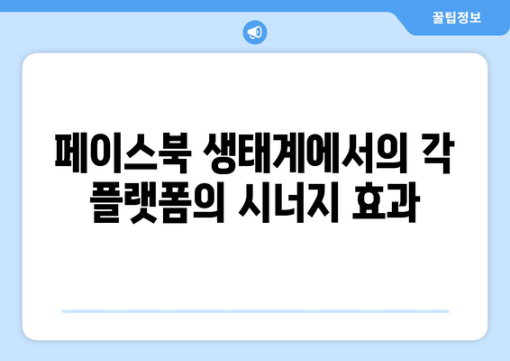 페이스북 생태계 속 숨겨진 보석: 인스타그램, 왓츠앱, 메신저