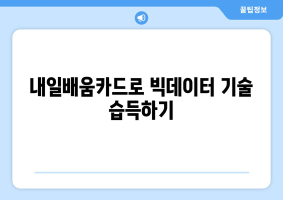 내일배움카드와 함께하는 빅데이터 분석의 미래