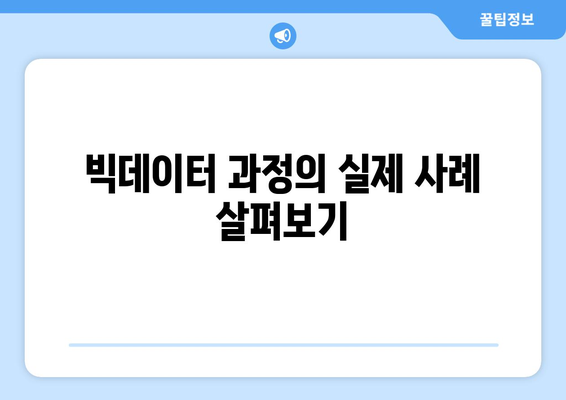 국민내일배움카드로 지원받는 빅데이터 과정 4가지 소개 | 빅데이터, 직업훈련, 스킬업